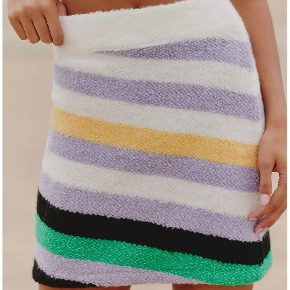 NWT Daily Practice Cozy Stripe Sweater Mini Skirt